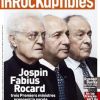 Lionel Jospin, Michel Rocard, Laurent Fabius en couverture des Inrockuptibles, semaine du 21 au 27 mars 2012.