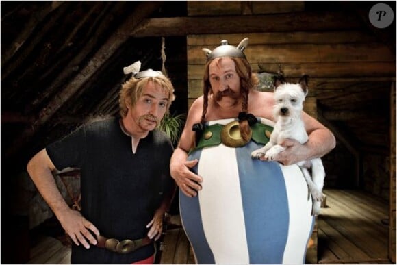 Image du film Astérix et Obélix : Au service de Sa Majesté, avec Edouard Baer et Gérard Depardieu