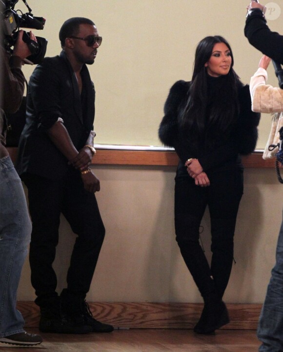 Kanye West et Kim Kardashian en octobre 2010