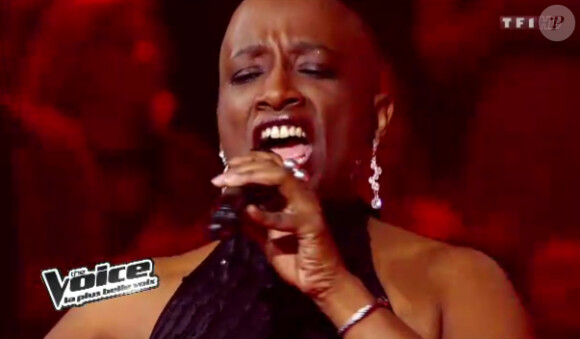 Dominique, talent de Florent Pagny, dans The Voice
