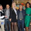 Anthony Kaplan, Allan Theo, Miss Prestige National, Farid Khider et Vincent Mc Doom lors de l'avant-première de la Foire du trône, à Paris, le 6 avril 2012