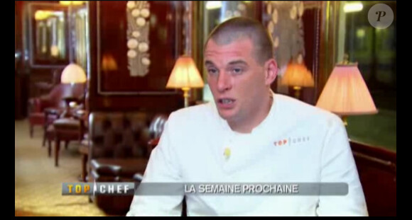 L'attachant Norbert lors de la finale de Top Chef, saison 3, sur M6, lundi 9 avril 2012