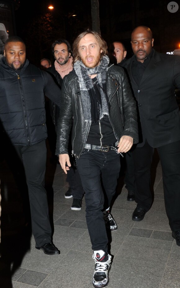 David Guetta au Queen, le samedi 7 avril, lors de l'after organisé après son concert à Bercy.