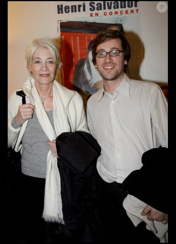 Françoise Hardy et Thomas Dutronc le 21 décembre 2007 à Paris