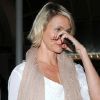Cameron Diaz de retour à Los Angeles après sa petite escale à Hawaï. Le 12 avril 2012.