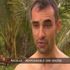 Nicolas dans Koh Lanta : La Revanche des héros sur TF1 le vendredi 13 avril 2012