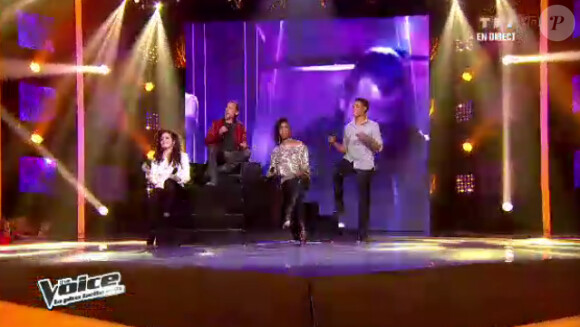 Florent Pagny et ses talents reprennent Je veux de Zaz dans The Voice le samedi 14 avril 2012 sur TF1
