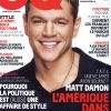 Matt Damon en couverture du nouveau GQ en kiosques le 18 avril 2012.