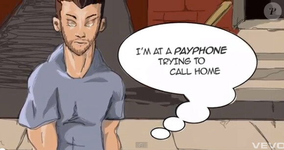 Image du clip Payphone de Maroon 5, extrait de l'album Overexposed, à paraître le 26 juin 2012
