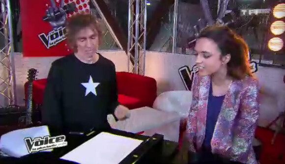 Louise dans The Voice, samedi 21 avril 2012 sur TF1