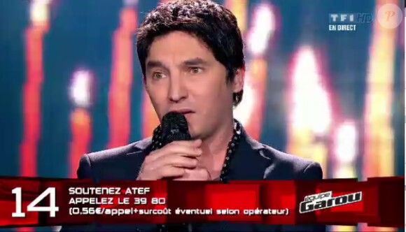 Atef dans The Voice, samedi 21 avril sur TF1