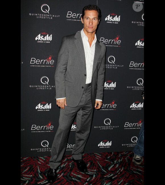 Matthew McConaughey à New York le 23 avril 2012