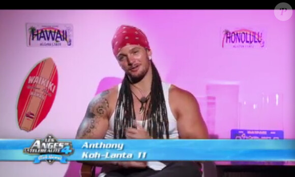 Anthony dans Les Anges de la télé-réalité 4 le mercredi 25 avril 2012 sur NRJ 12