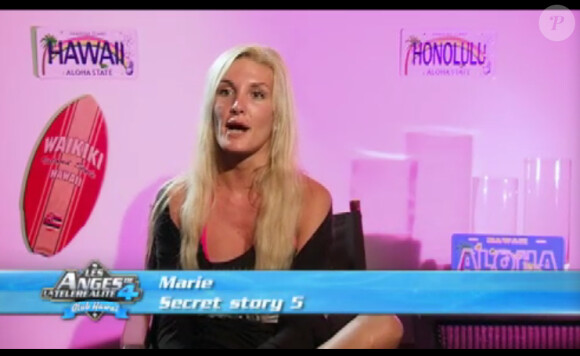 Marie dans Les Anges de la télé-réalité 4 le mercredi 25 avril 2012 sur NRJ 12
