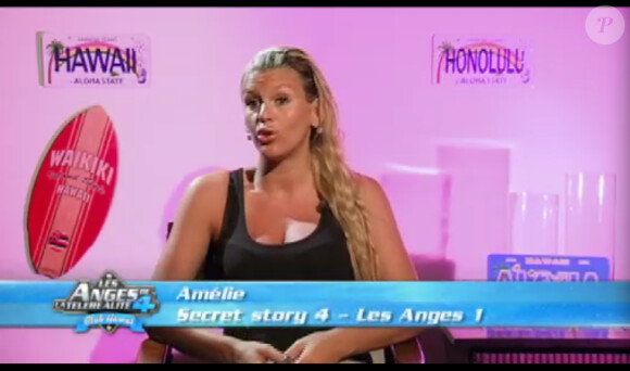 Amélie dans Les Anges de la télé-réalité 4 le mercredi 25 avril 2012 sur NRJ 12