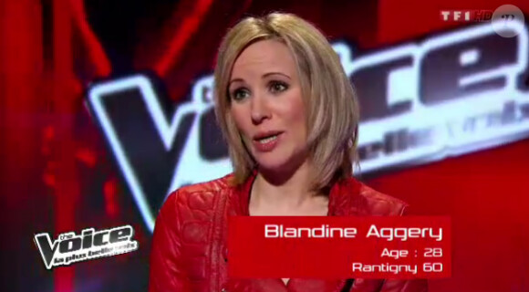 Blandine dans The Voice, samedi 25 février 2012 sur TF1
