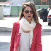 Jessica Alba toujours hyper stylée se rend à son bureau à Santa Monica la veille de son anniversaire. Le 27 avril 2012.