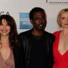Alexia Landeau, Chris Rock et Julie Delpy lors du festival de cinéma de Tribeca - avril 2012