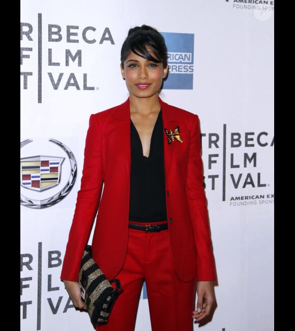 Freida Pinto lors du festival de cinéma de Tribeca - avril 2012