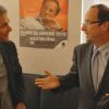 Cyril Viguier s'entretient avec François Hollande, dans le cadre de la préparation du sujet François Hollande : Comment devenir président ? pour France 3.