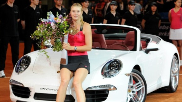 Maria Sharapova : Joie, soulagement et un petit tour en Porsche