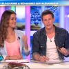 Matthieu Delormeau et Jeny Priez sur le plateau des Anges de la télé-réalité 4 - Le Mag le mercredi 2 mai 2012 sur NRJ 12