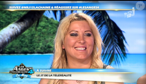 Loana sur le plateau des Anges de la télé-réalité 4 - Le Mag le mercredi 2 mai 2012 sur NRJ 12