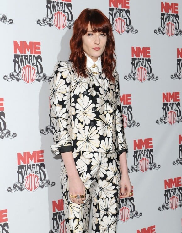 Florence Welch lors des NME Awards à Londres, le 29 février 2012.