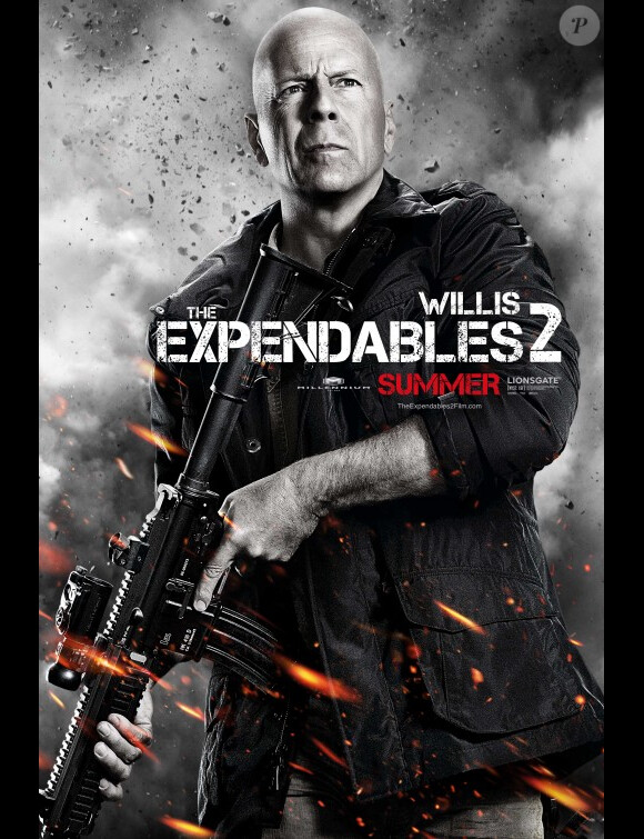 Expendables 2 avec Bruce Willis. En salles le 22 août.