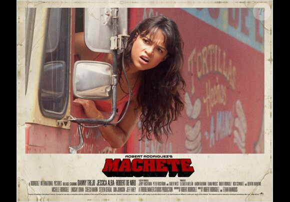 Michelle Rodriguez dans Machete (2010) de Robert Rodriguez.