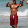 Shemar Moore à la plage, à Miami, le samedi 5 mai 2012.