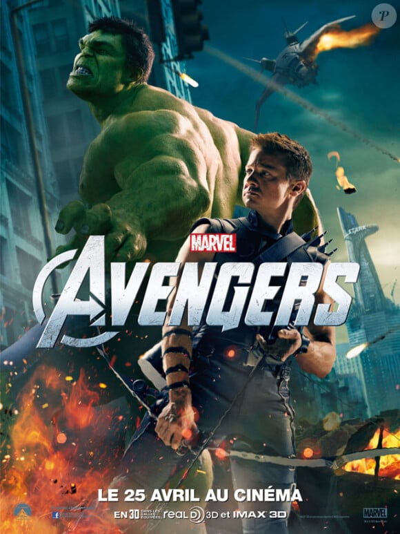 Hulk et Oeil de faucon dans Avengers de Joss Whedon.