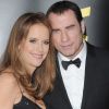 John Travolta et sa femme Kelly Preston à Los Angeles, en janvier 2012.