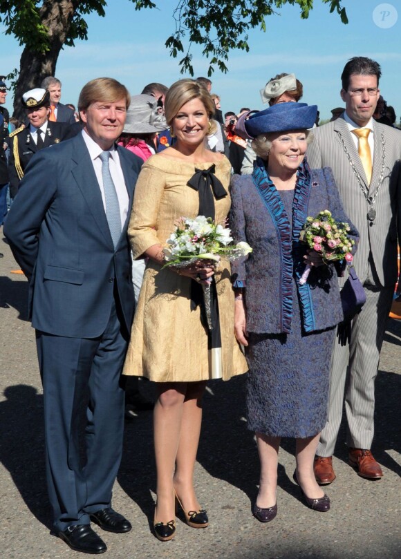 La famille royale des Pays-Bas était réunie autour de la reine Beatrix pour la Journée de la reine, le 30 avril 2012.