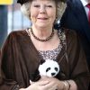 La reine Beatrix des Pays-Bas célébrait le 8 mai 2012 le cinquentenaire de la WWF, à Rotterdam.