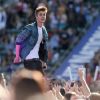 Justin Bieber se produit à Carson à l'occasion du concert annuel Wango Tango organisé par la radio KIIS FM, le samedi 12 mai 2012.