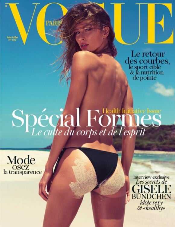 Gisele Bündchen photographiée par Inez et Vinoodh pour le magazine Vogue Paris de juin/juillet 2012.