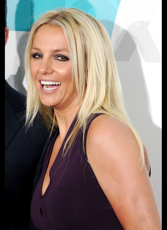 Britney Spears à la conférence de presse de la Fox, organisée le lundi 14 mai 2012.