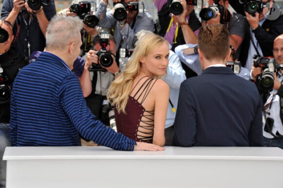 La belle Diane Kruger lors du photocall du jury du festival de Cannes, le 16 mai 2012.