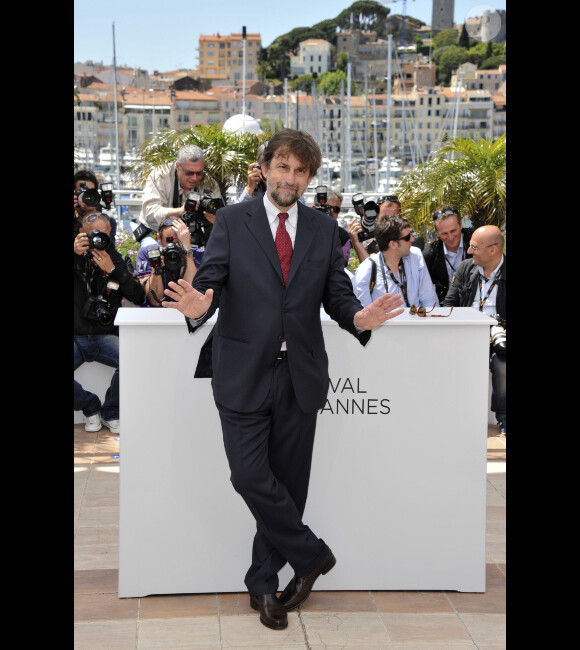 Nanni Moretti lors du photocall du jury du festival de Cannes, le 16 mai 2012.