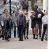 Elsa Pataky et son mari Chris Hemsworth se promènent en famille dans les rues de Londres avec leur petite fille India Rose, née le 11 mai 2012