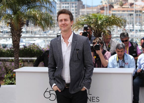Edward Norton au Festival de Cannes, le 16 mai 2012.