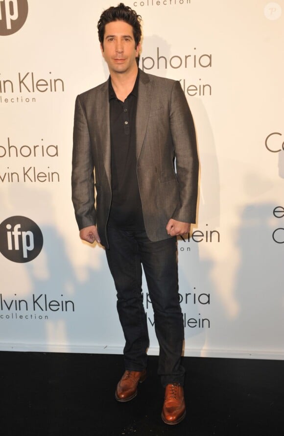 David Schwimmer lors de la soirée Calvin Klein à la villa Saint Georges. Cannes, le 17 mai 2012.