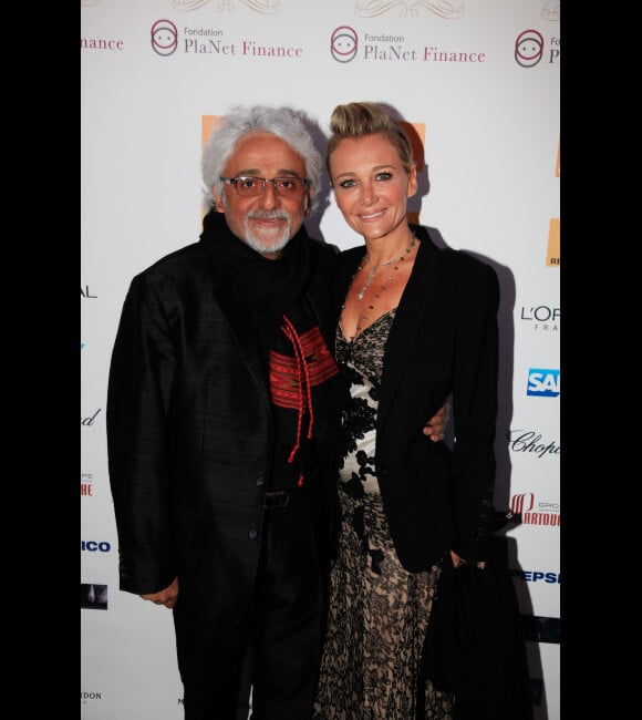 Patrick Partouche et son épouse au gala de charité de PlaNet Finance, organisé par Jacques Attali, le vendredi 17 mai 2012.
