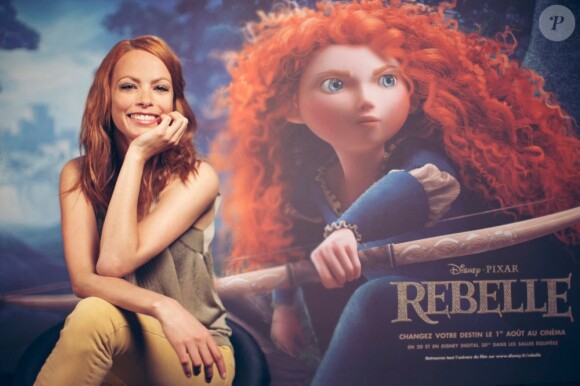 Bérénice Bejo double la voix de l'héroïne de Rebelle, nouveau film d'animation des studios Pixar, en salles en août 2012