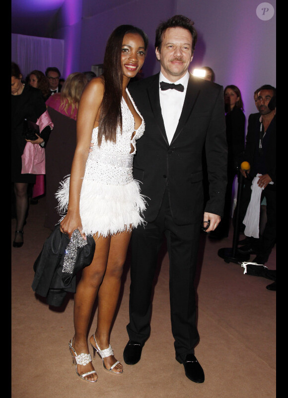 Samuel Le Bihan et son épouse Daniela au dîner de gala organisé à l'occasion du 65e anniversaire du Festival de Cannes, le 20 mai 2012.