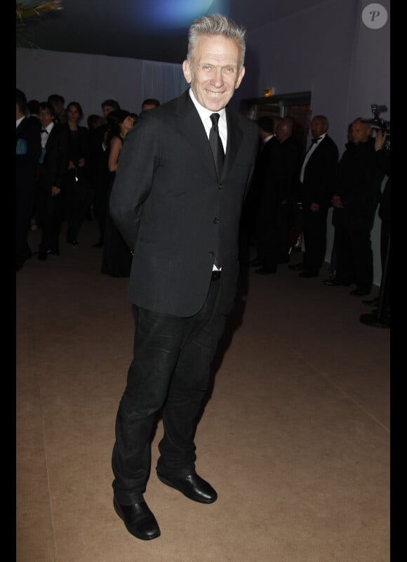 Jean-Paul Gaultier au dîner de gala organisé à l'occasion du 65e anniversaire du Festival de Cannes, le 20 mai 2012.