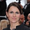 Aurélie Filippetti lors de la montée des marches le 21 mai 2012 dans le cadre du Festival de Cannes lors de la présentation du film d'Alain Resnais Vous n'avez encore rien vu