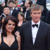 Philippe Caroit et sa femme lors de la montée des marches le 21 mai 2012 dans le cadre du Festival de Cannes lors de la présentation du film d'Alain Resnais Vous n'avez encore rien vu