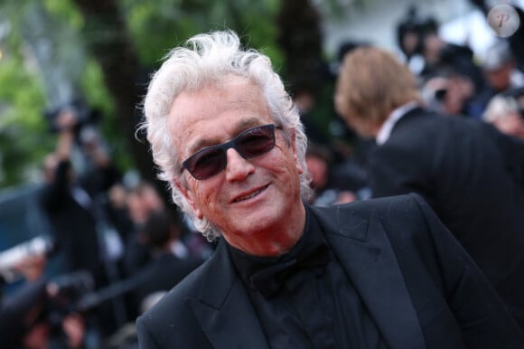 Luc Plamondon le 21 mai 2012 lors de la montée des marches pour la présentation du film Vous n'avez encore rien vu dans le cadre du 65ème Festival de Cannes